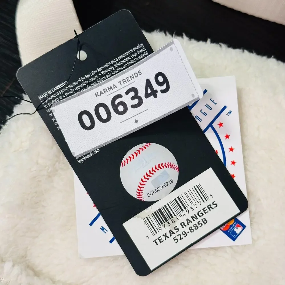 Texas Rangers Sherpa Belt Bag Crossbody MLB Baseball Logo Brands Adjustable NEW